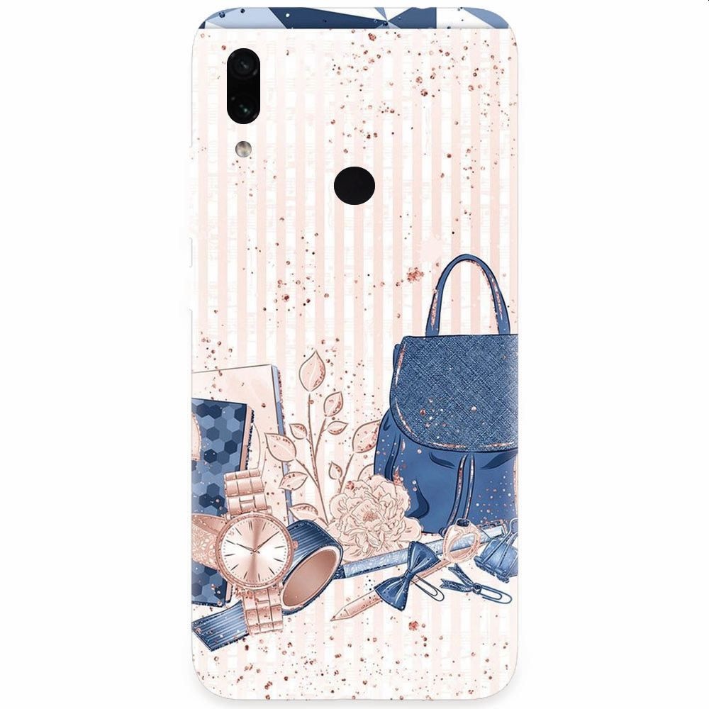 Husa silicon pentru Xiaomi Redmi Note 7, Girl Accesories