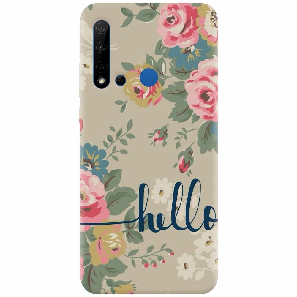 Husa silicon pentru Huawei P20 Lite (2019), Cute Flower Phone