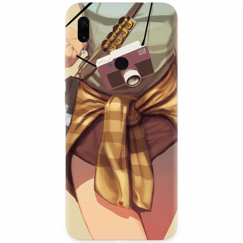 Husa silicon pentru Xiaomi Redmi Note 7, Photograph Girl