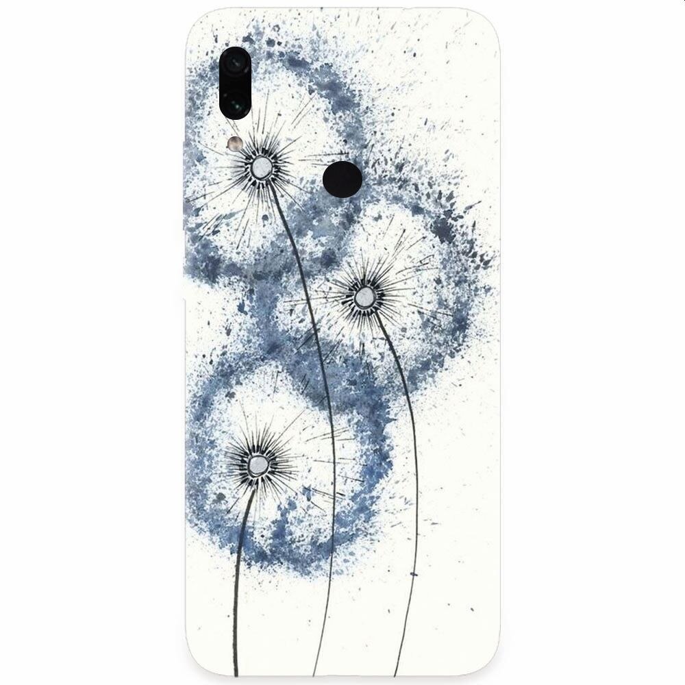 Husa silicon pentru Xiaomi Redmi Note 7, Dandelion