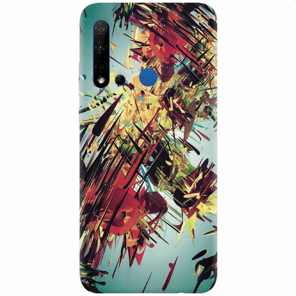 Husa silicon pentru Huawei P20 Lite (2019), Complex Abstract Colorful 3D Drawing