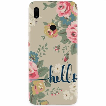 Husa silicon pentru Xiaomi Redmi Note 7, Cute Flower Phone Husa silicon pentru Xiaomi Redmi Note 7, Cute Flower Phone