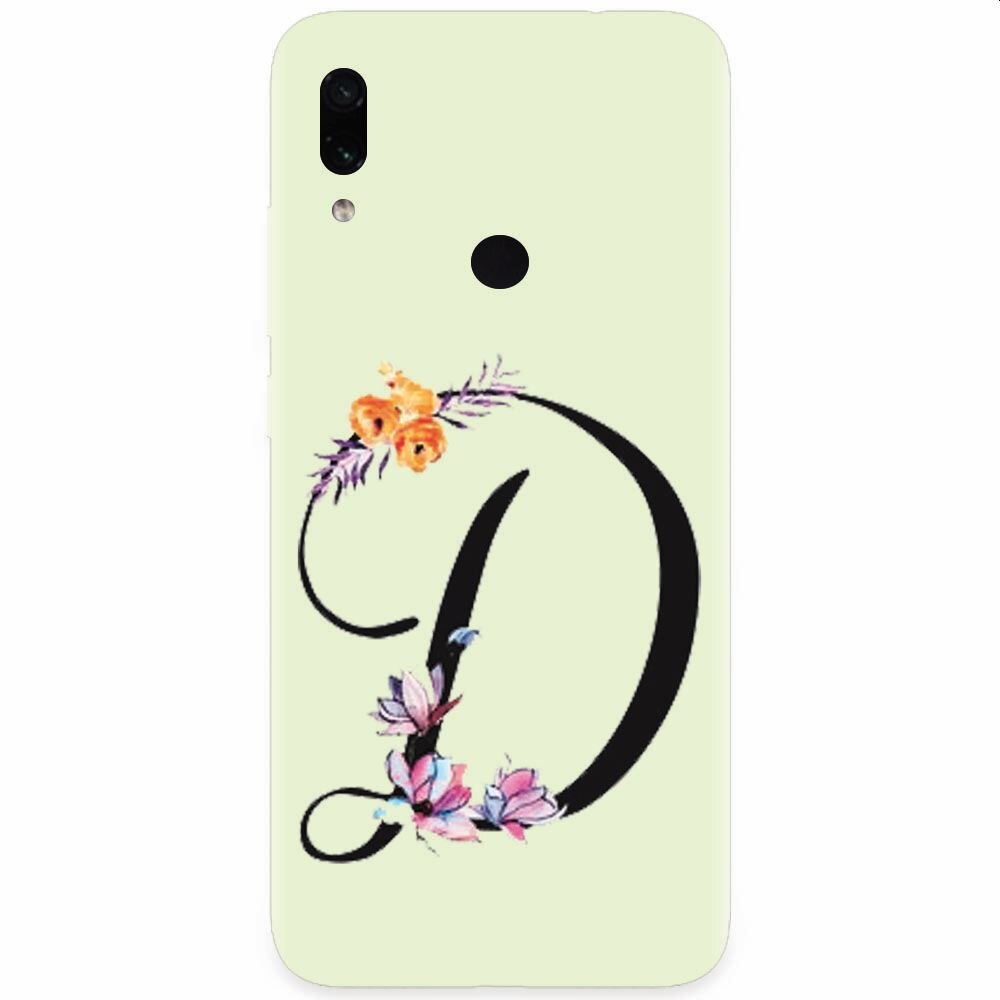 Husa silicon pentru Xiaomi Redmi Note 7, Litera D