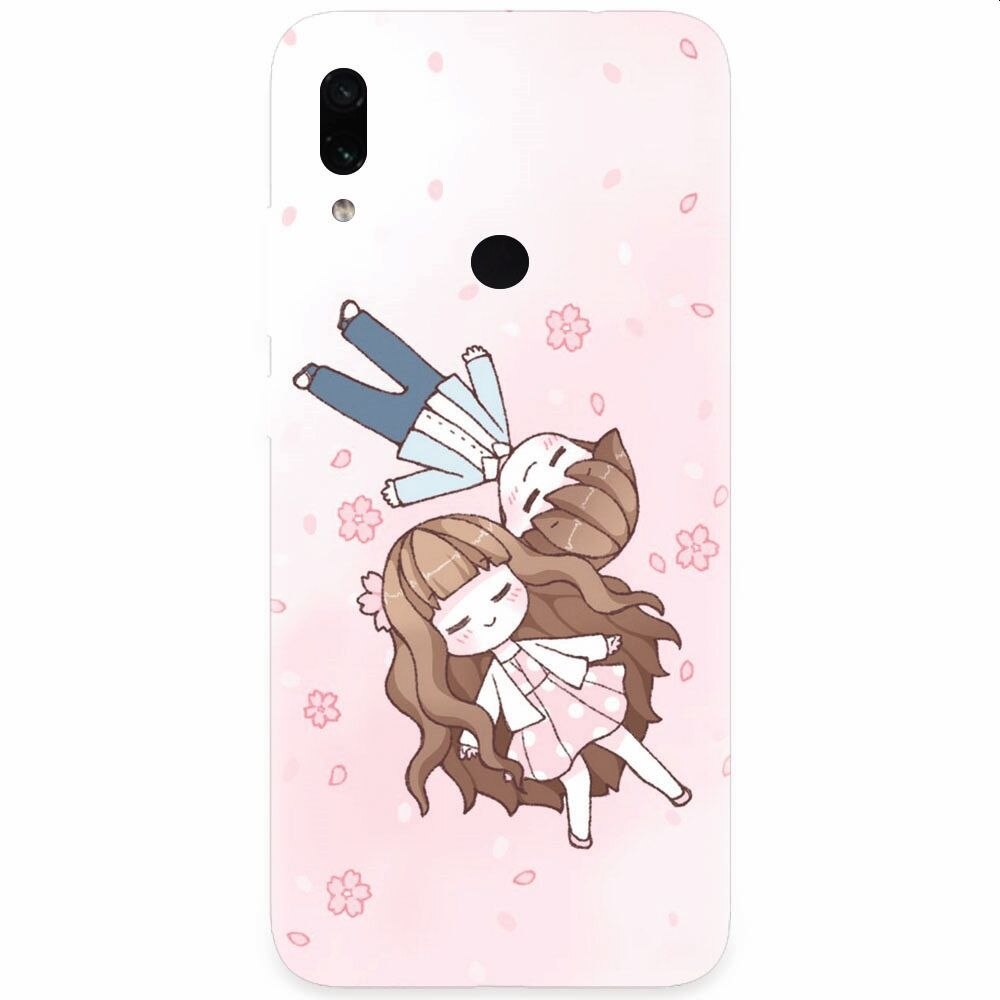 Husa silicon pentru Xiaomi Redmi Note 7, Cute Couple