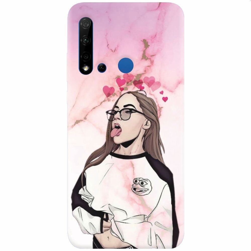 Husa silicon pentru Huawei P20 Lite (2019), Bad Girl