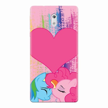 Husa silicon pentru Nokia 3, Pinkie Kiss Husa silicon pentru Nokia 3, Pinkie Kiss