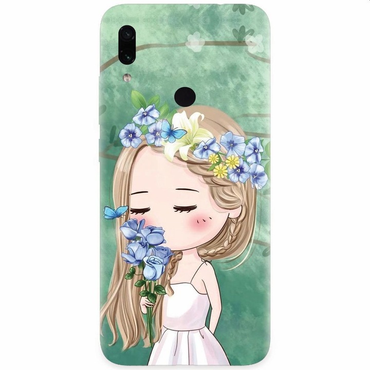 Силиконов кейс за Xiaomi Redmi Note 7, Girl