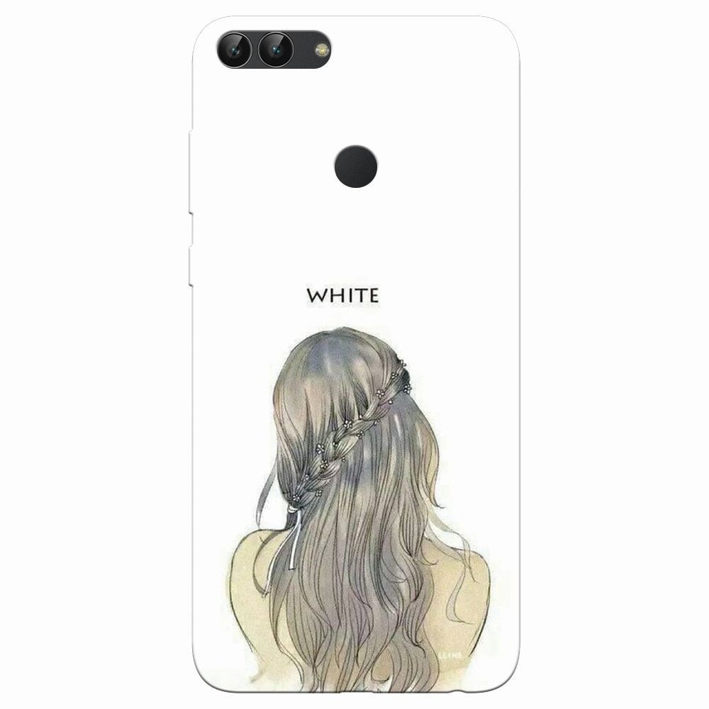 Husa silicon pentru Huawei P Smart, White