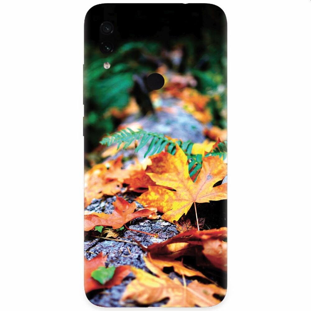 Husa silicon pentru Xiaomi Redmi Note 7, Autumn Leaves