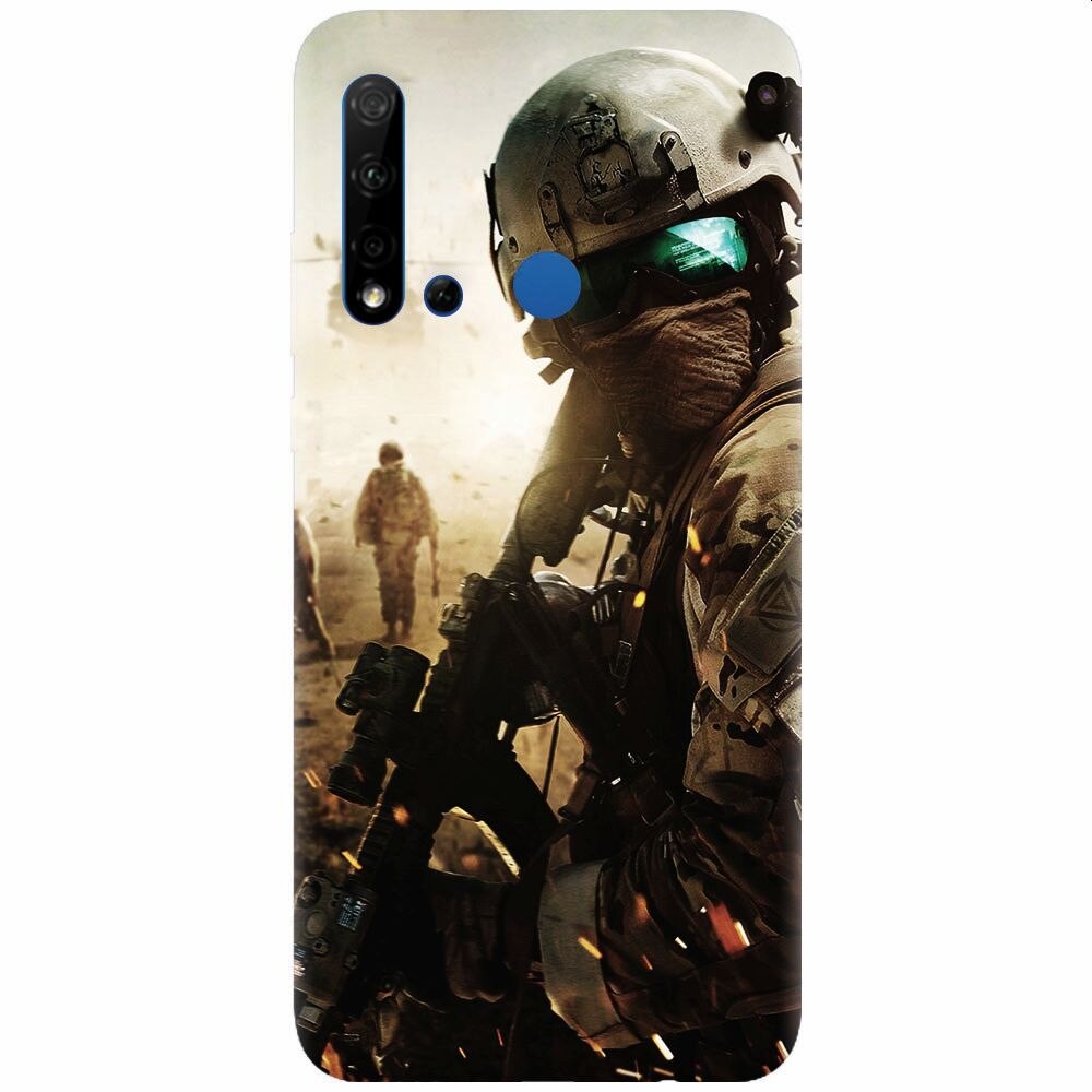Husa silicon pentru Huawei P20 Lite (2019), Battlefield
