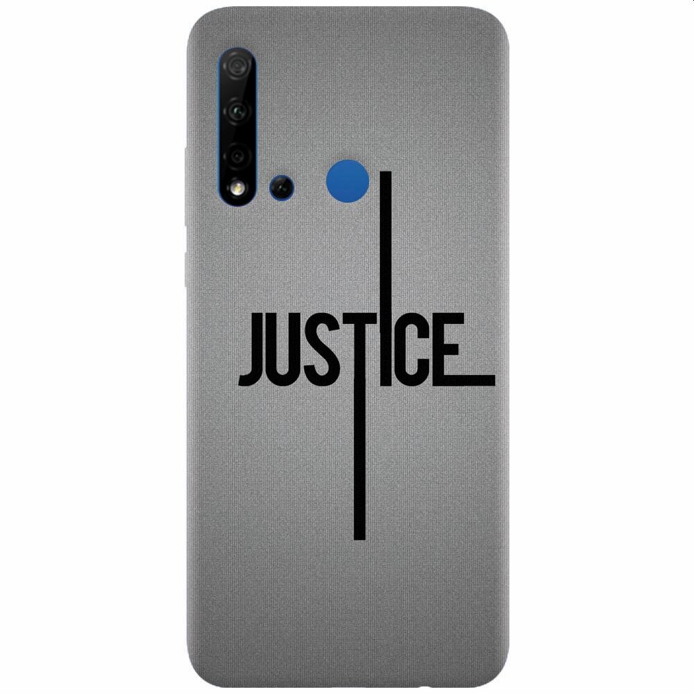 Husa silicon pentru Huawei P20 Lite (2019), Amir Justice Minimalistic Nubheebuccus Text