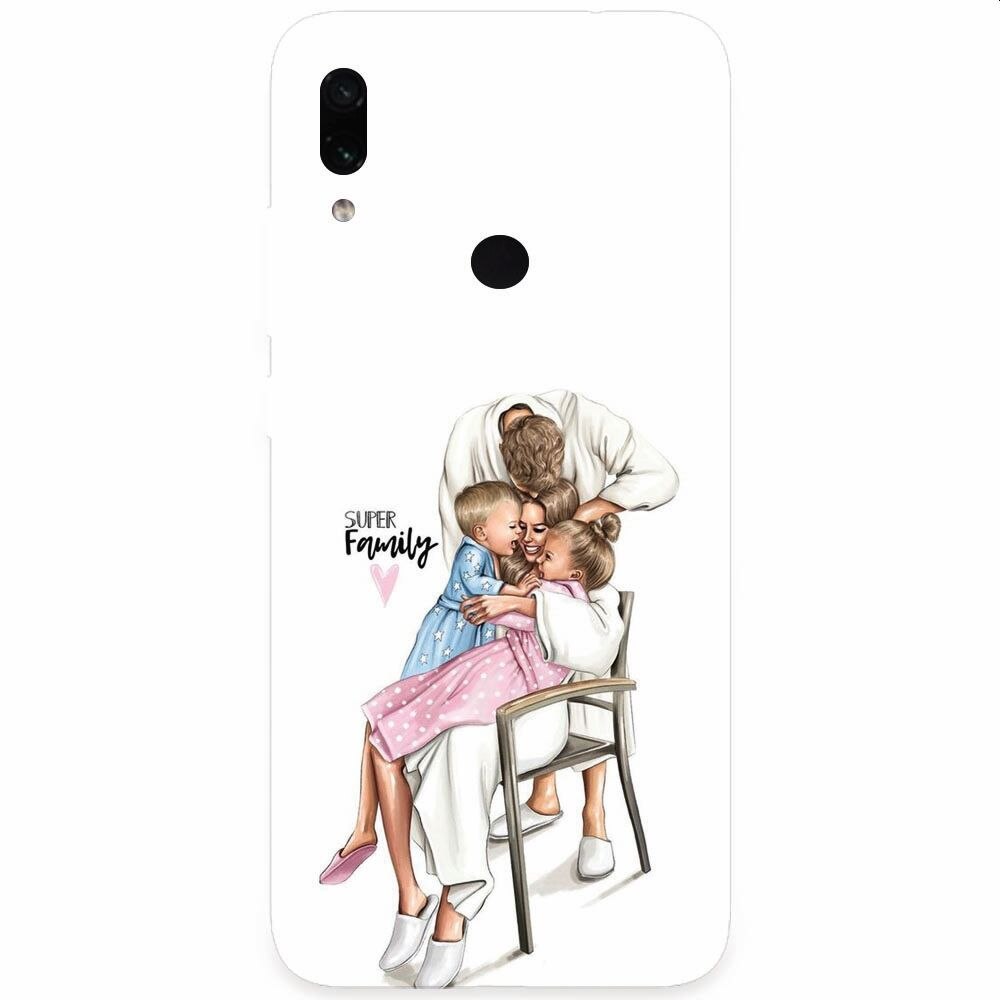 Husa silicon pentru Xiaomi Redmi Note 7, Super Family