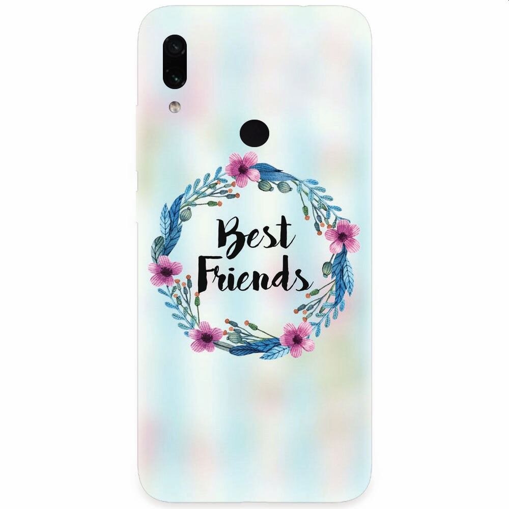 Husa silicon pentru Xiaomi Redmi Note 7, Best Friends 001
