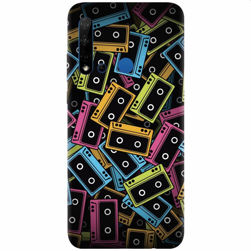 Husa silicon pentru Huawei P20 Lite (2019), Audio Cassette Color Vector