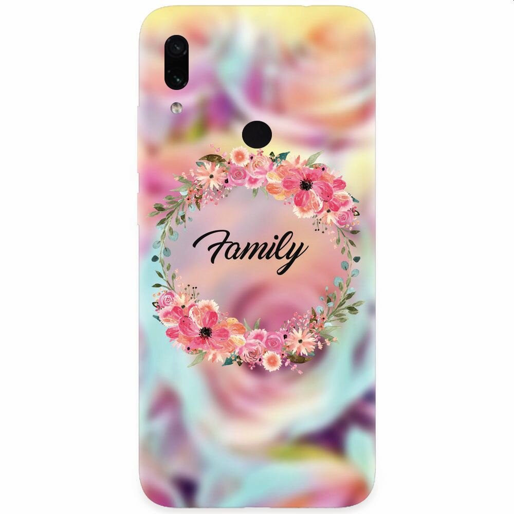 Husa silicon pentru Xiaomi Redmi Note 7, Family