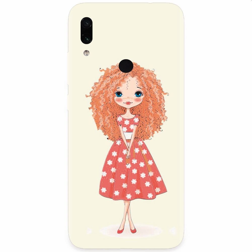 Husa silicon pentru Xiaomi Redmi Note 7, Sweet Little Girl