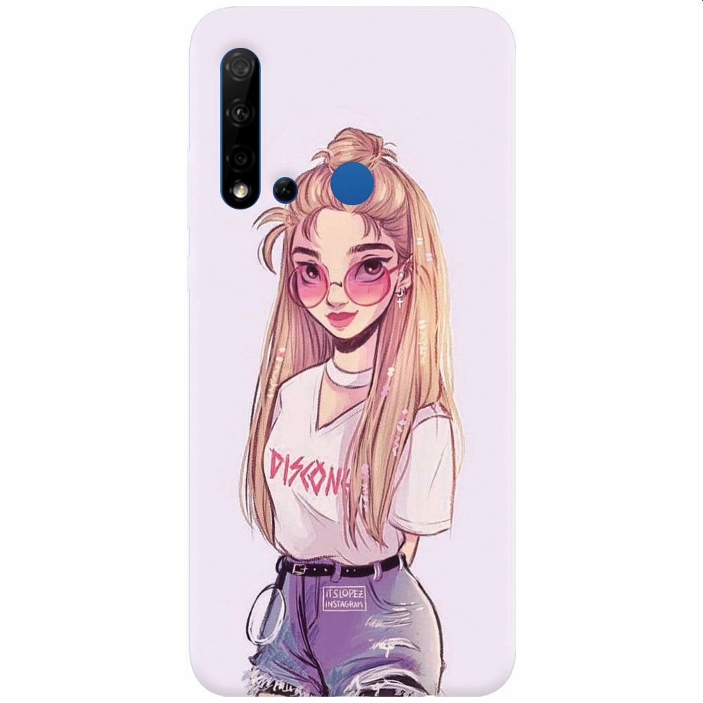 Husa silicon pentru Huawei P20 Lite (2019), Girl Look