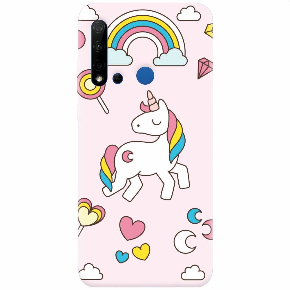Husa silicon pentru Huawei P20 Lite (2019), Cute Unicorn