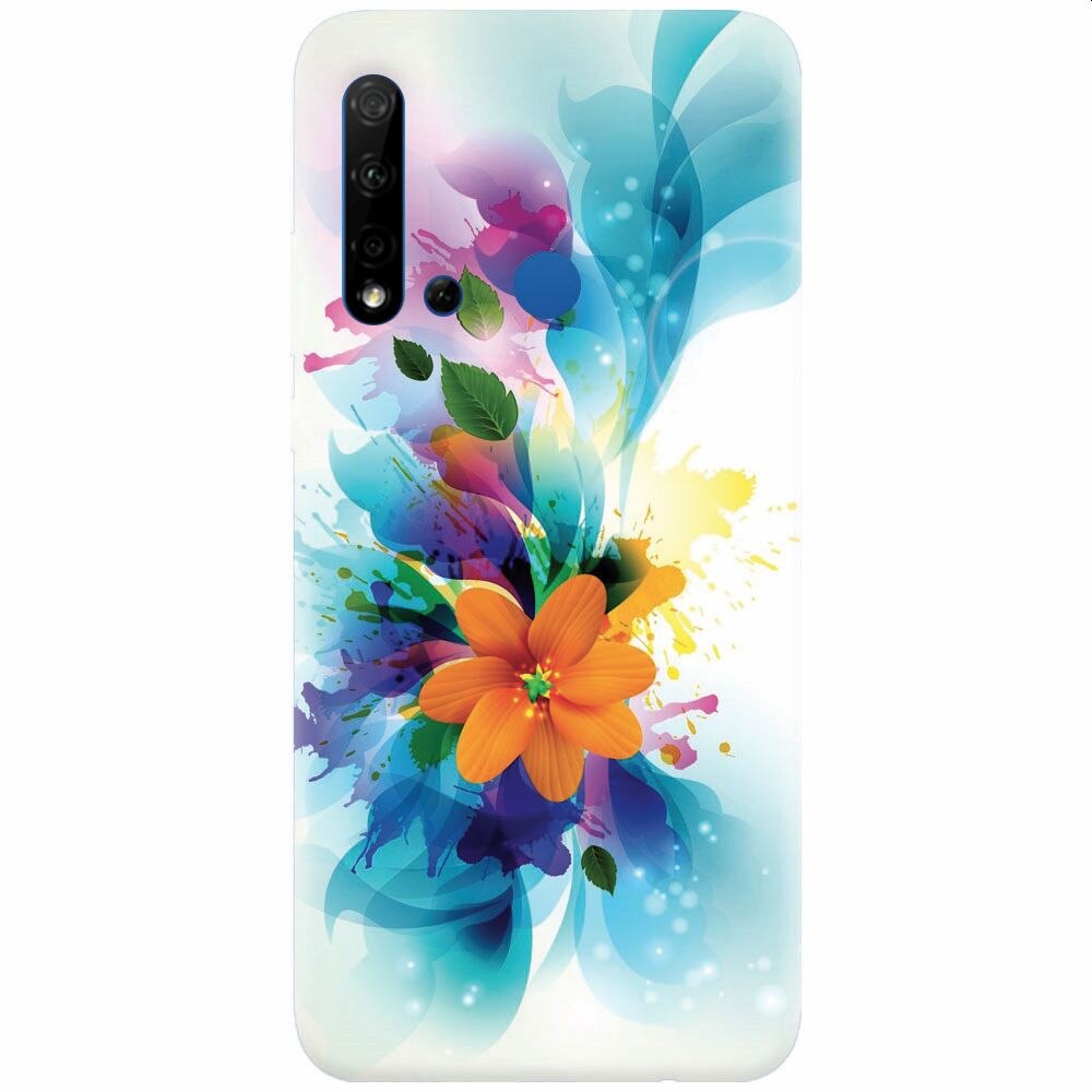 Husa silicon pentru Huawei P20 Lite (2019), Flower 011