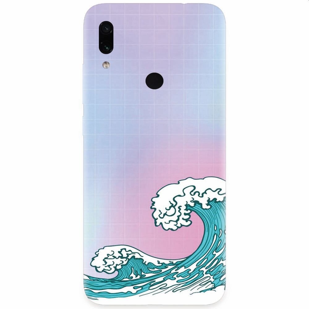 Husa silicon pentru Xiaomi Redmi Note 7, Waves