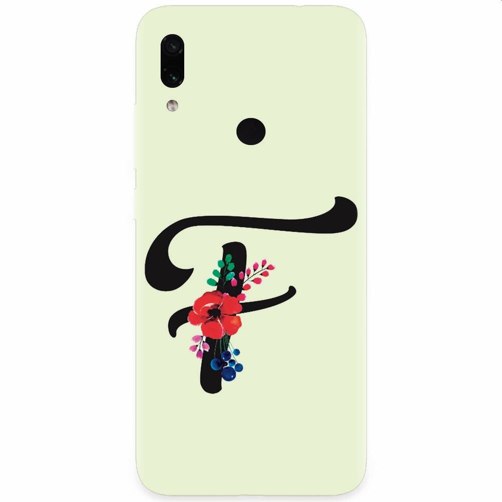 Husa silicon pentru Xiaomi Redmi Note 7, Litera F