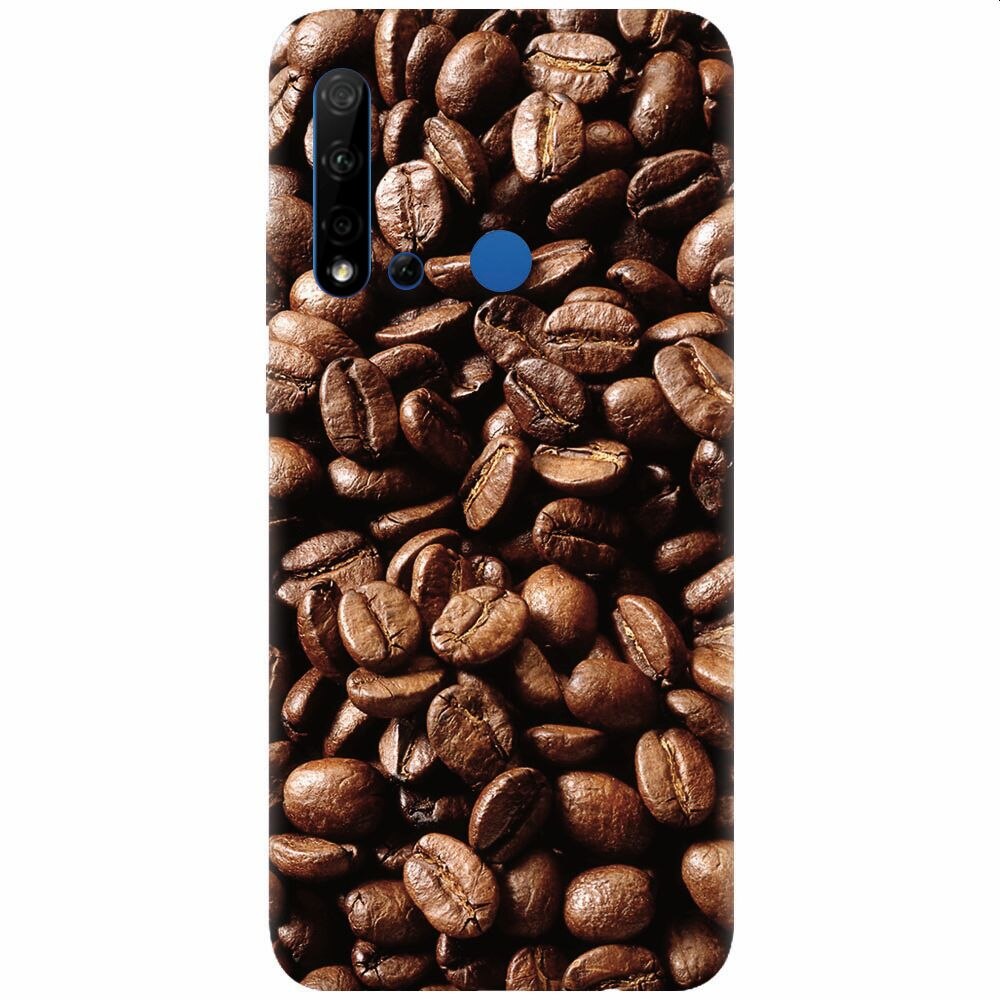 Husa silicon pentru Huawei P20 Lite (2019), Coffee Beans