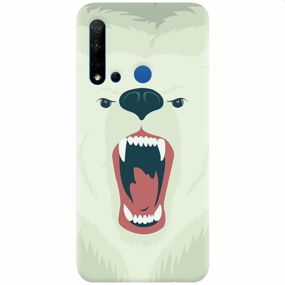Husa silicon pentru Huawei P20 Lite (2019), Fierce Polar Bear Winter