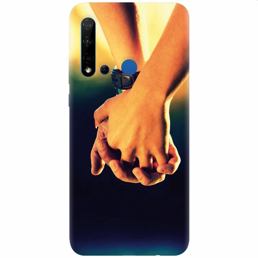 Husa silicon pentru Huawei P20 Lite (2019), Couple Holding Hands