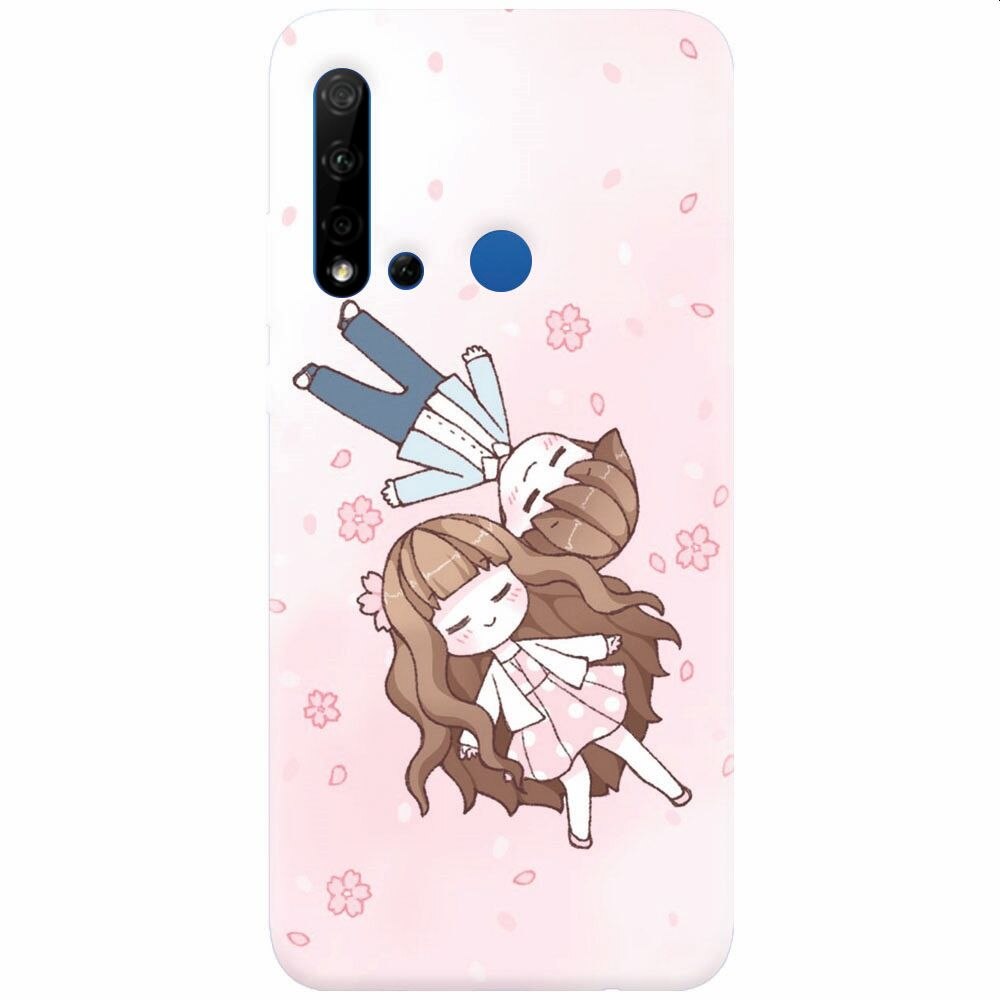 Husa silicon pentru Huawei P20 Lite (2019), Cute Couple