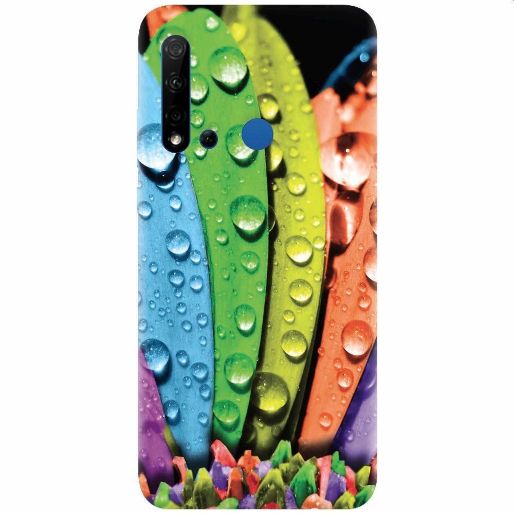 Husa silicon pentru Huawei P20 Lite (2019), Colorful Daisy Petals