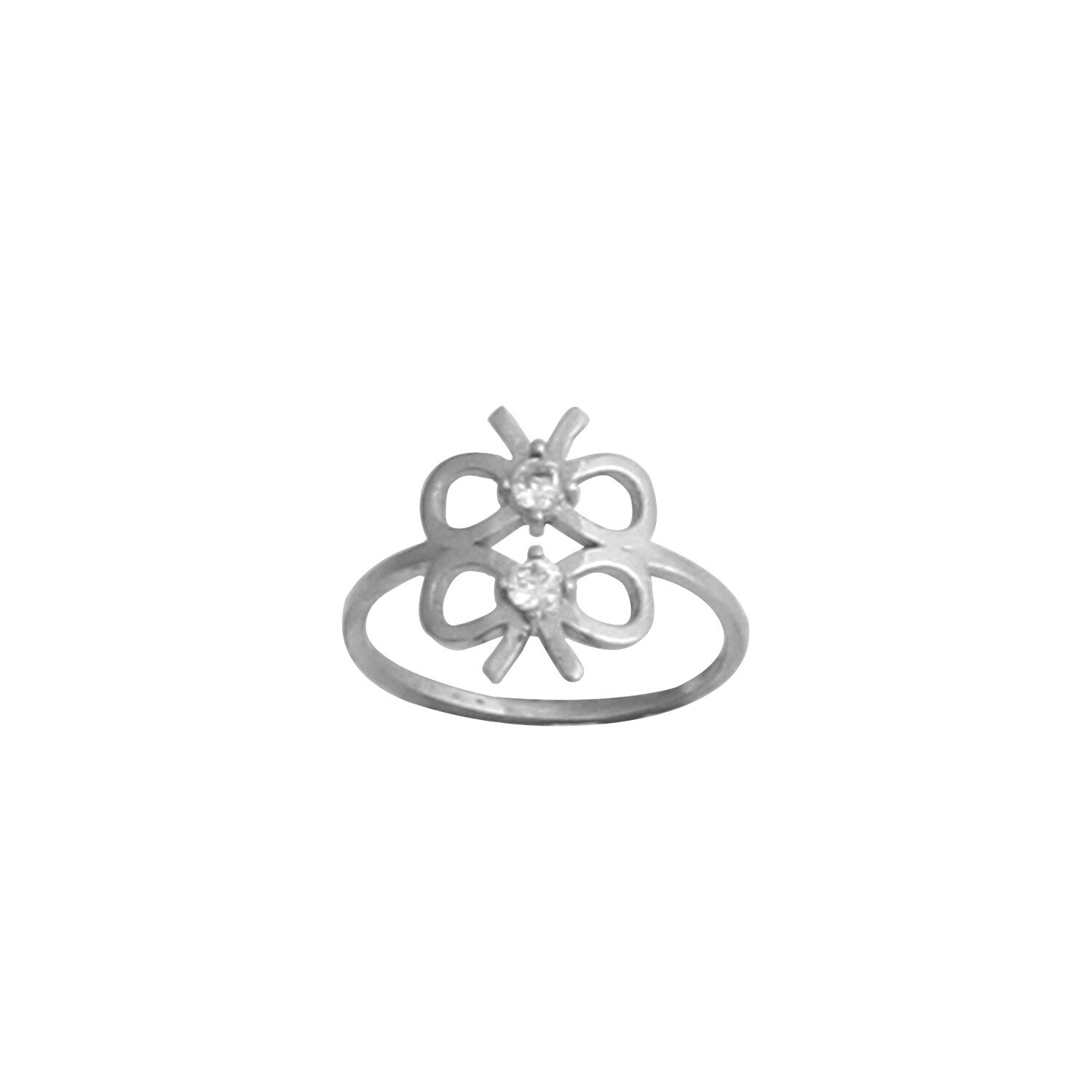 Inel din Argint 925 placat cu rodiu, modele diverse cu zirconiu