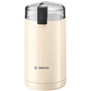 Rasnita de cafea Bosch TSM6A017C, 180 W, 75 g, cutit otel inoxidabil, Crem