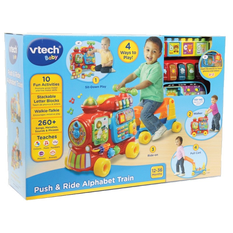 Jucarie Bebelusi Trenulet Alfabet Push And Ride Vtech Emag Ro