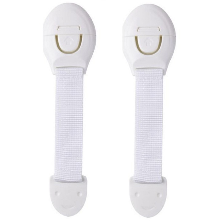 Set 2 protectii pentru usi de dulap Albe