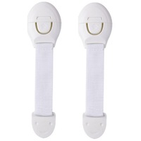 Set 2 protectii pentru usi de dulap Albe