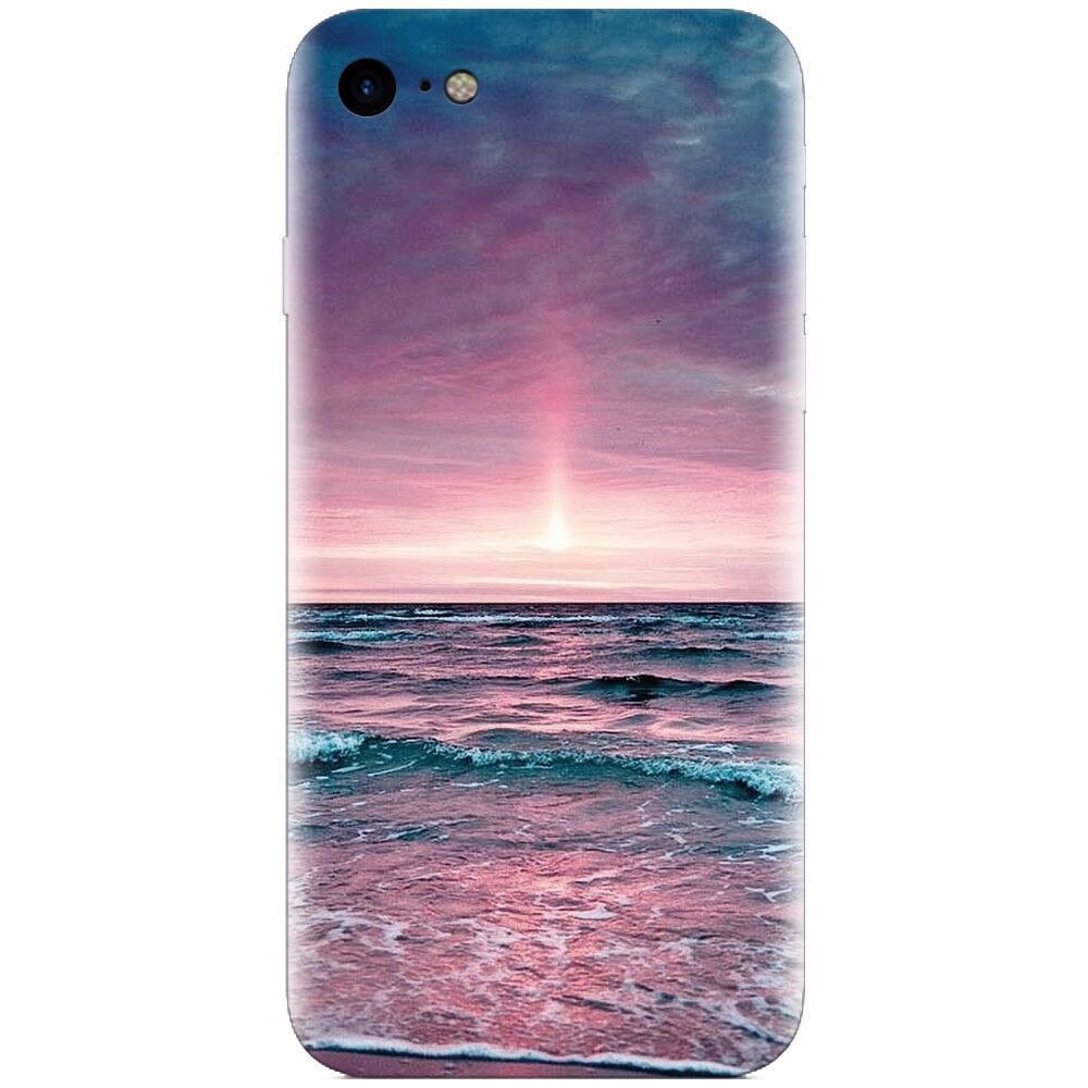 Husa silicon pentru Apple Iphone 8, Calm Sea
