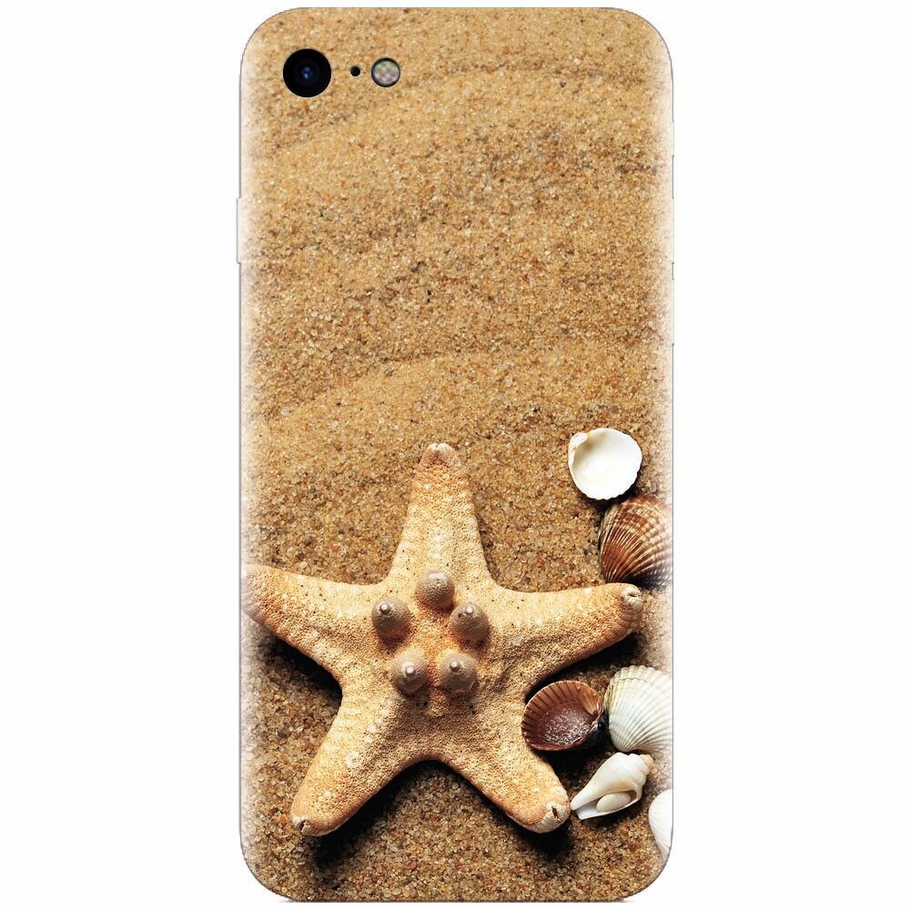 Husa silicon pentru Apple Iphone 8, Sea Shells
