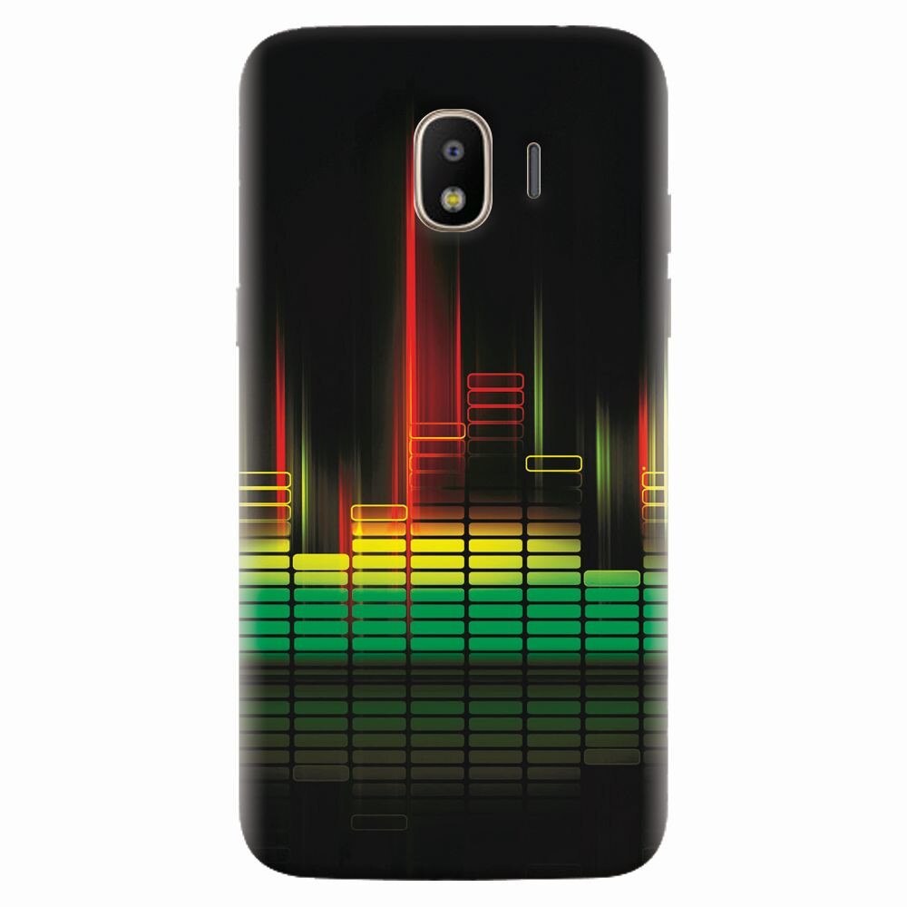 Husa silicon pentru Samsung Galaxy J4 2018, Abstract Dj Sound System