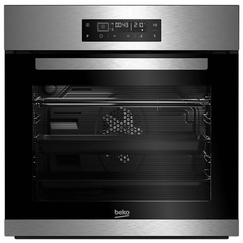 Cuptor incorporabil Beko BIE22400XP, Electric, Multifunctional, Timer, Grill, Display LED, Touch control, Autocuratare pirolitica, 71 l, Clasa A, Inox Cuptor incorporabil Beko BIE22400XP, Electric, Multifunctional, Timer, Grill, Display LED, Touch control, Autocuratare pirolitica, 71 l, Clasa A, Inox