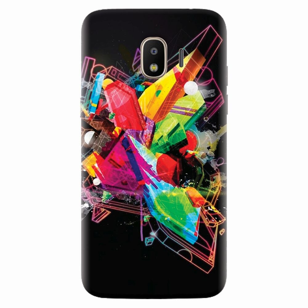 Husa silicon pentru Samsung Galaxy J2 2018, Abstract Shape