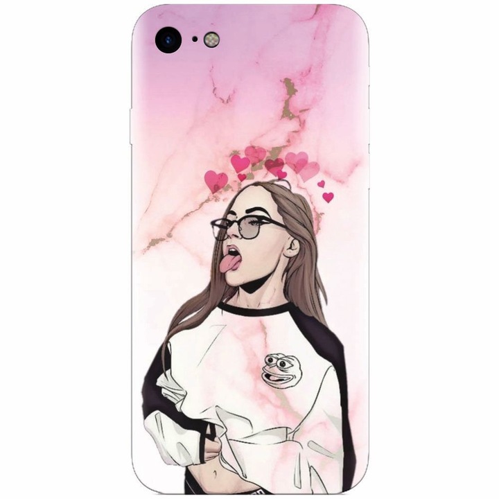 Szilikon tok Apple Iphone 5 / 5S / SE, Bad Girl telefonhoz