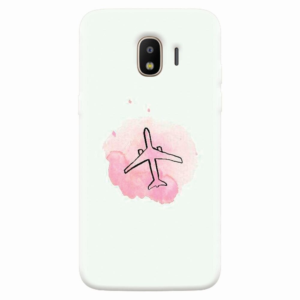 Husa silicon pentru Samsung Galaxy J4 2018, Airplain