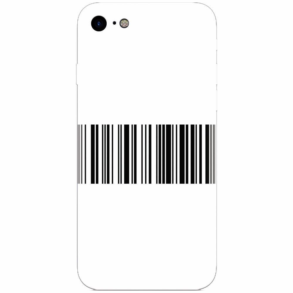 Husa silicon pentru Apple Iphone 5 / 5S / SE, Bar Code