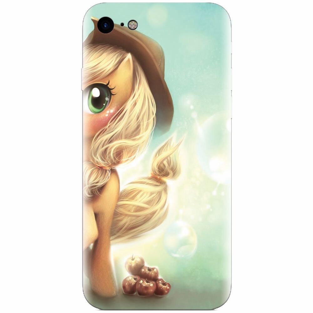 Husa silicon pentru Apple Iphone 5c, Applejack Pony Cute K