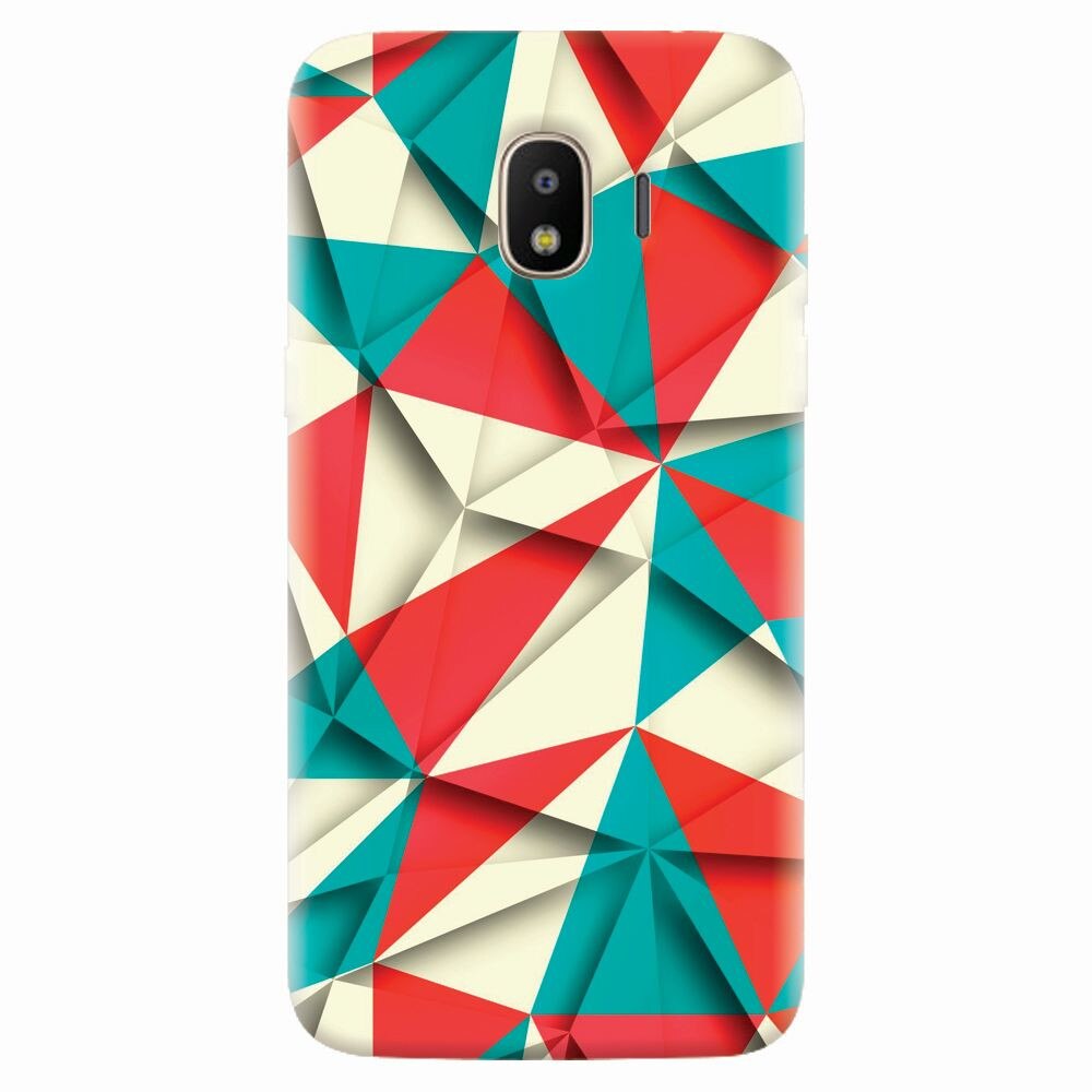 Husa silicon pentru Samsung Galaxy J4 2018, Abstract Vector