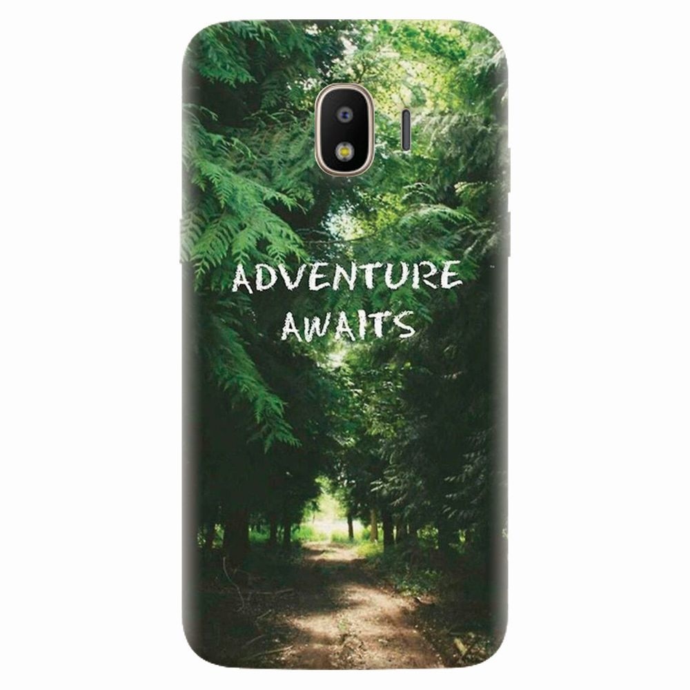 Husa silicon pentru Samsung Galaxy J2 2018, Adventure Awaits Forest