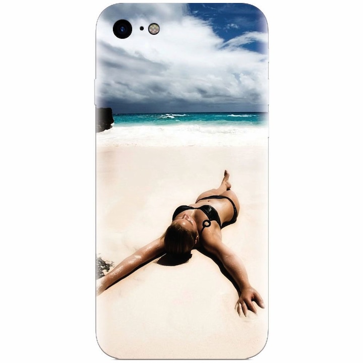 Apple Iphone 5 / 5S / SE, Beach Lounging telefonnal kompatibilis szilikon borítás