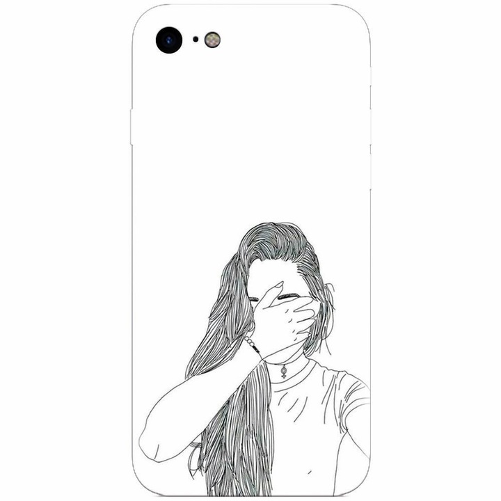 Szilikon tok Apple Iphone 5 / 5S / SE, Dont Look