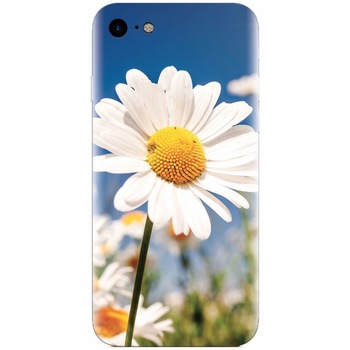 Husa silicon pentru Apple Iphone 5c, Daisies Field Flowers Husa silicon pentru Apple Iphone 5c, Daisies Field Flowers