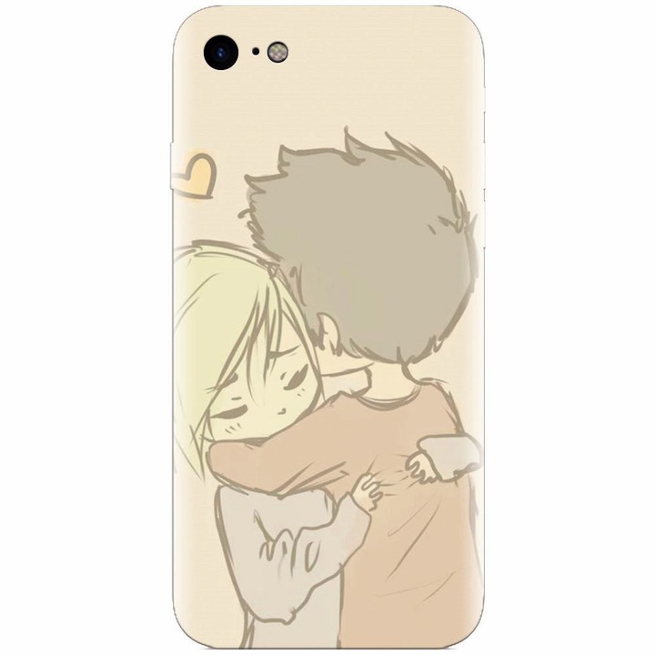 Apple Iphone 5 / 5S / SE, Couple Hug készülékkel kompatibilis szilikon tok